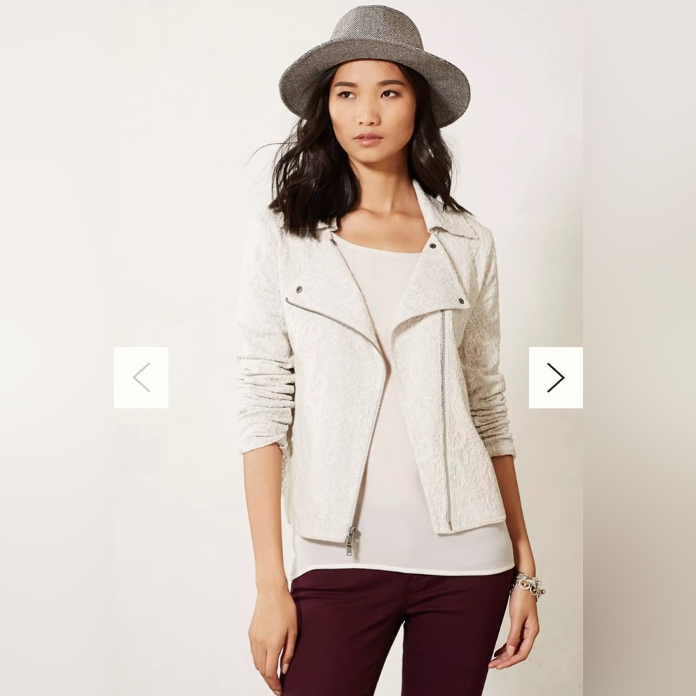 Anthropologie Saturday Sunday Luddy Moto Jacket SZ S